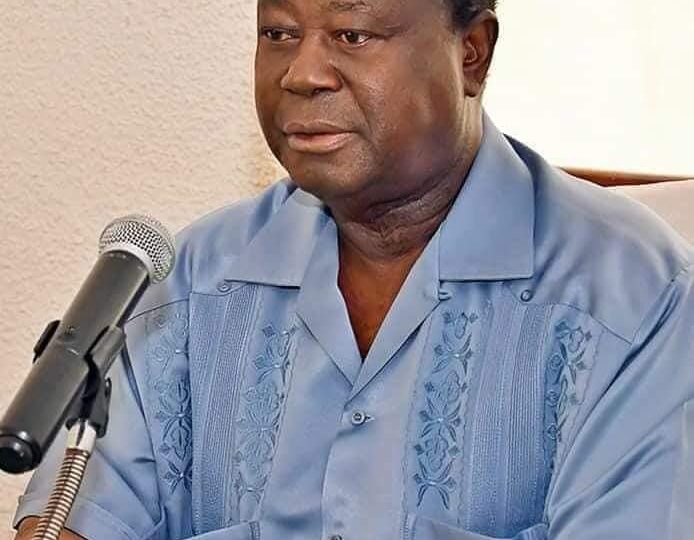 Cote d'Ivoire : Henri Konan Bédié, candidat officiel du PDCI-RDA, pour l'élection présidentielle.