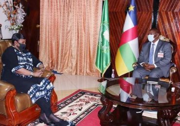 CENTRAFRQUE: La Procureur Général de la Cour Pénal International (CPI), Mme BENSOUDA, en visite de travail en République Centrafricaine.