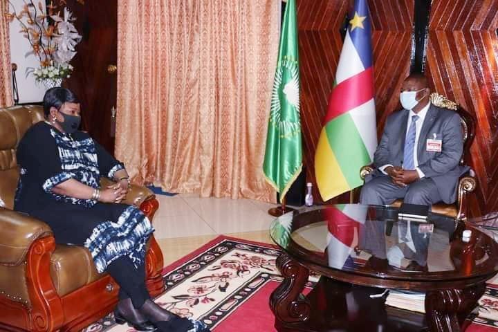 CENTRAFRQUE: La Procureur Général de la Cour Pénal International (CPI), Mme BENSOUDA, en visite de travail en République Centrafricaine.