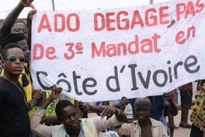 Côte d’Ivoire: vague de manifestations contre le 3ème mandat