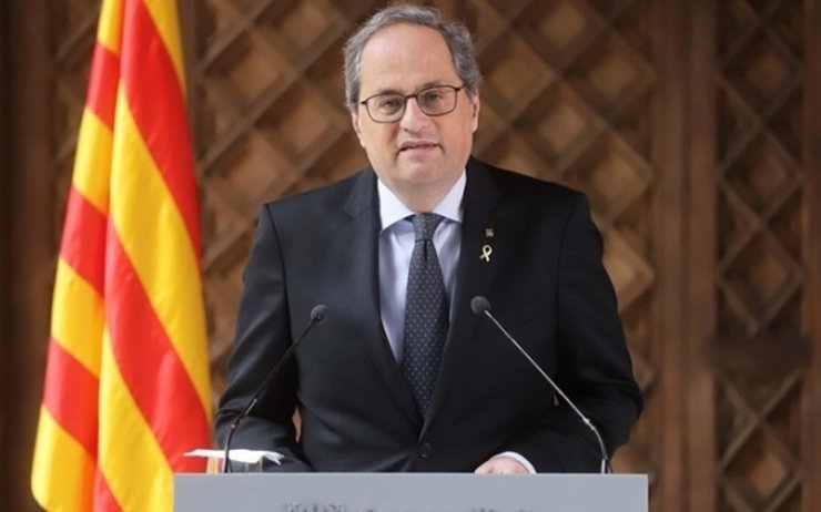 Espagne: un tribunal confirme l'inéligibilité du président régional catalan Quim Torra