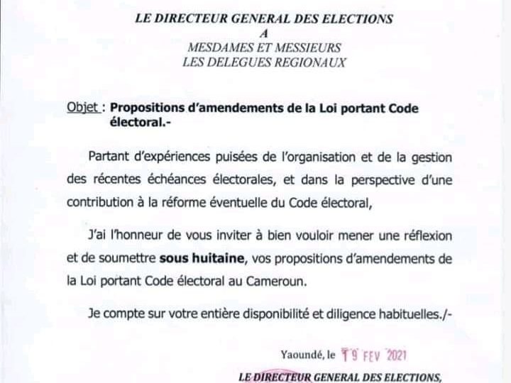 Cameroun :  Difficile équation d'une modification consensuelle du code électoral.