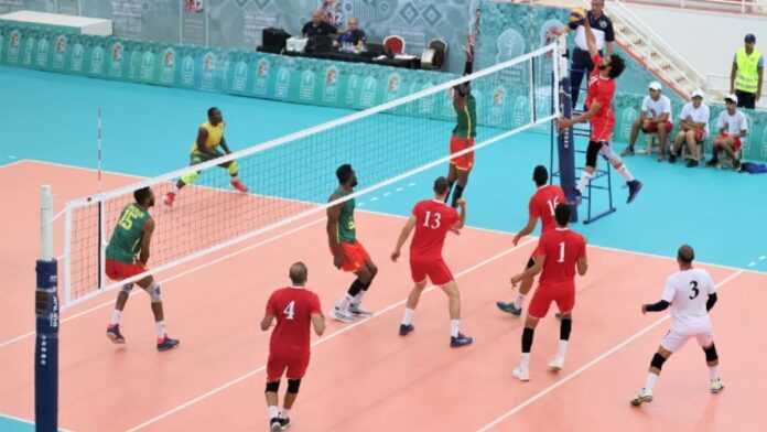 Sport :  Bataille finale entre Tunisiens et Camerounais du volleyball