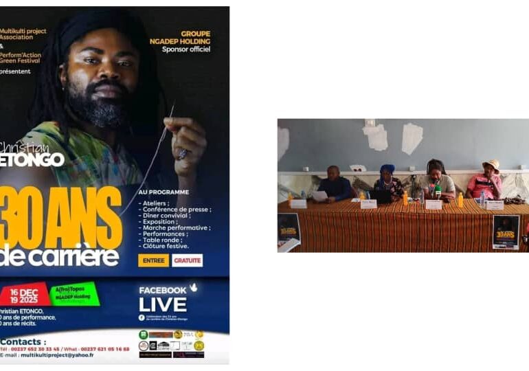 Christian Etongo : 30 ans de feu sacré pour l’art performance