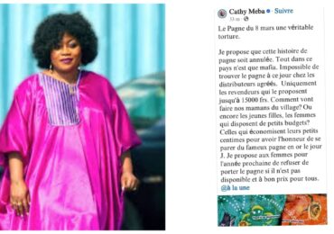 Polémique autour du pagne du 8 mars : la voix de Cathy Meba