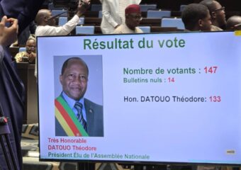Théodore Datouo élu président de l’Assemblée nationale