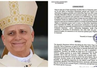Cameroun : la Nonciature Apostolique alerte sur la vente de faux billets pour les célébrations papales