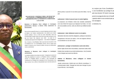 6ᵉ Congrès du Parlement : Cabral Libii, la voix discordante qui secoue la commission