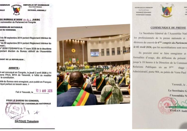 Convocation du Parlement en Congrès : un moment décisif pour la Constitution.